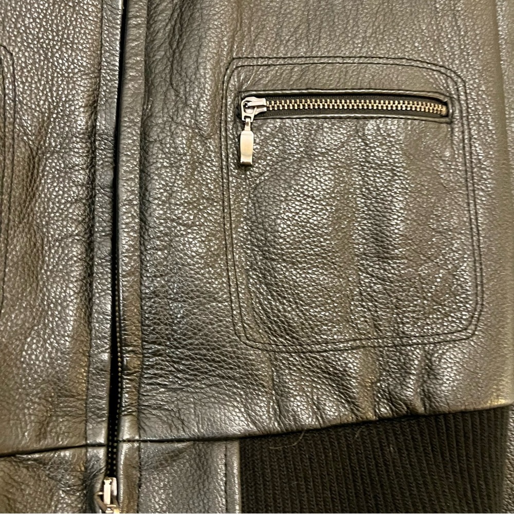 Vintage Barney’s Co-Op Leather Bomber - Picture 4 of 7